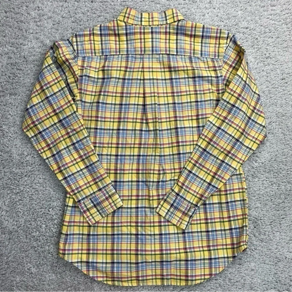 Ralph Lauren Shirt Boys 18 Classic Plaid Button Up Easter Holiday Party Pictures